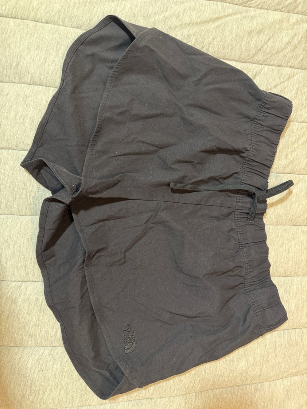 The North Face Black Running Shorts with Drawcord